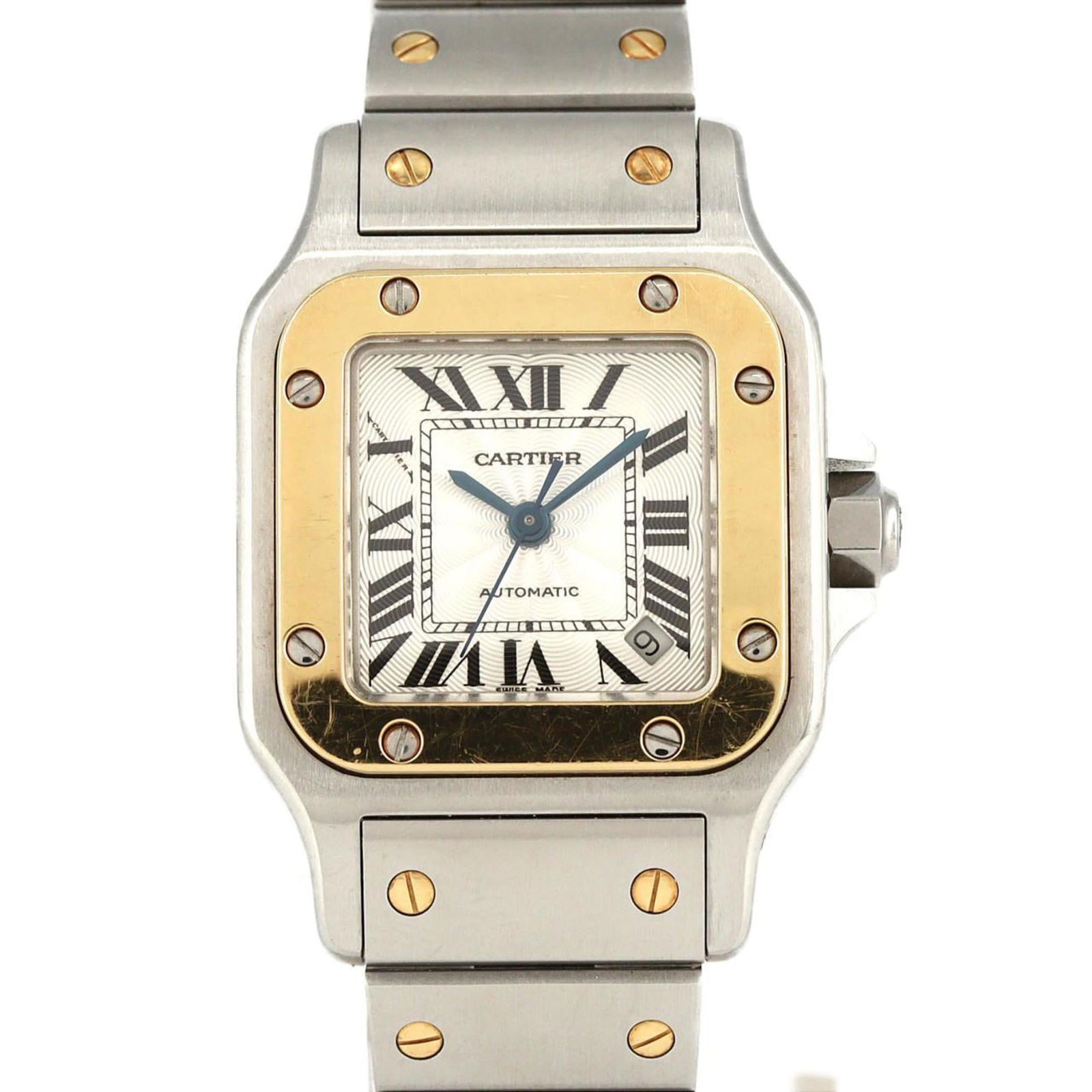 Cartier Santos Galbe SM Two-tone W20057C4 SSxYG Automatic Watch (1 of 9)
