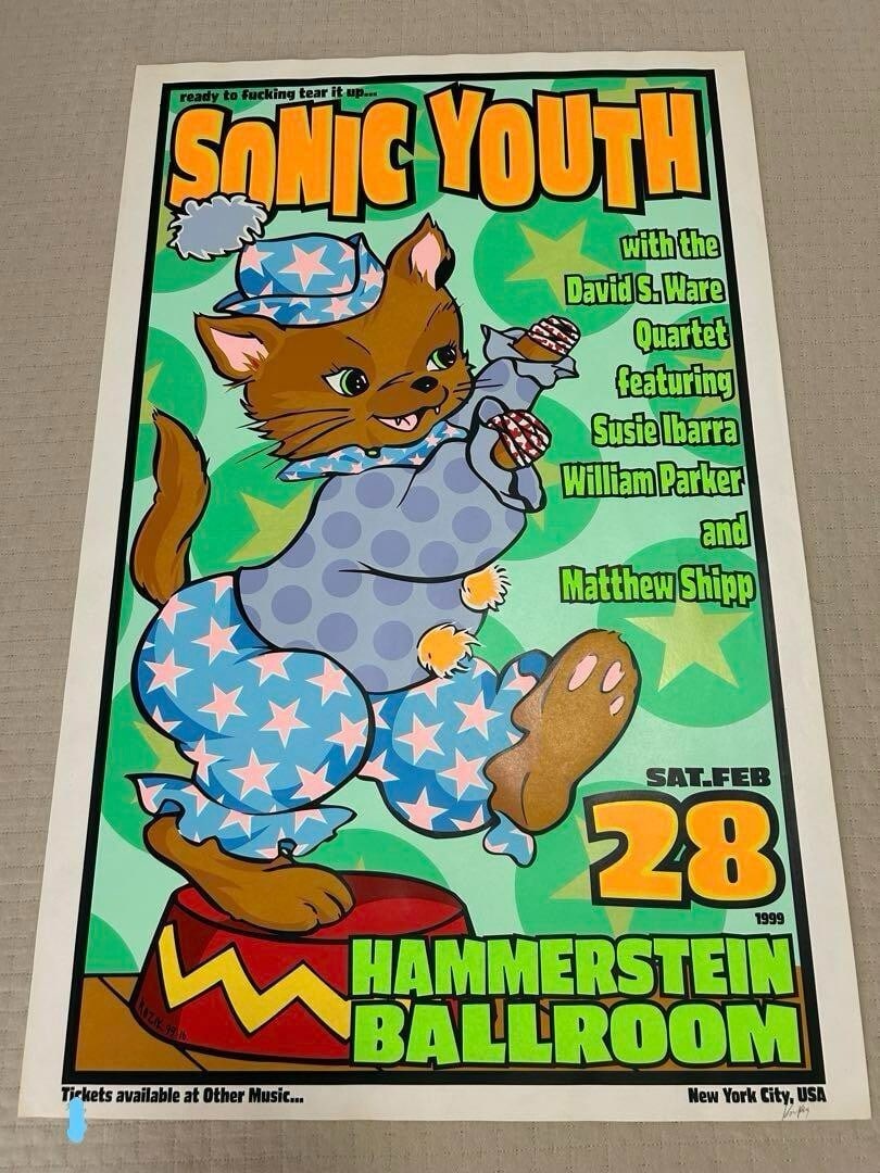Frank Kozik 1996 Smashing Pumpkins Concert Poster Numbered Ap The