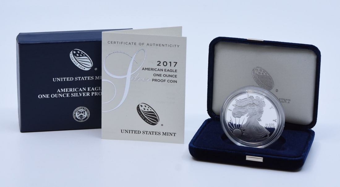 2017-W $1 American Proof Silver Eagle in Original Government Packaging (1 of 1)