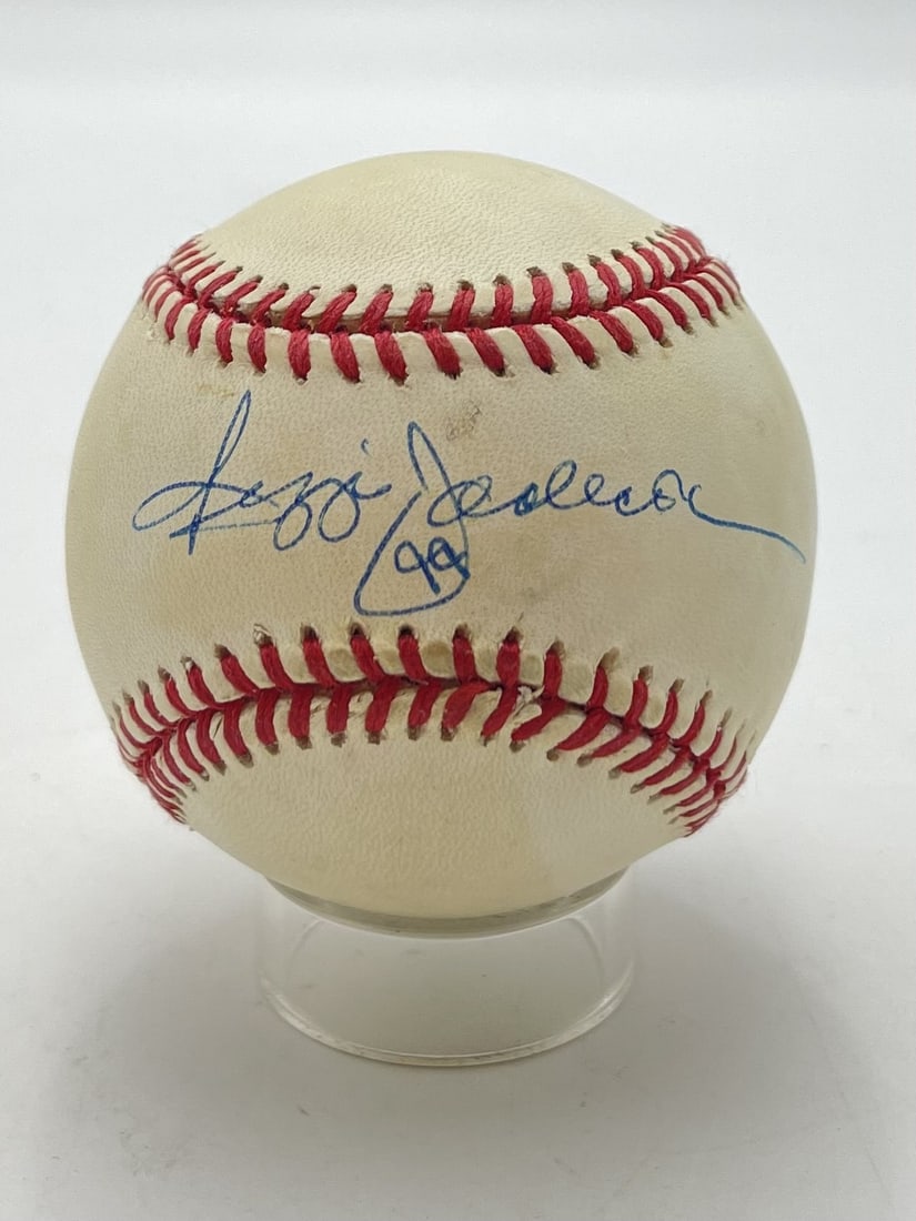 Reggie Jackson HOF Signed/Autographed OAL Baseball Oakland A's JSA 201083: Reggie Jackson HOF Signed/Autographed OAL Baseball Oakland A's JSA 201083 An original autographed baseball signed by Reggie Jackson, featuring inscriptions related to his Hall of Fame career, authenti