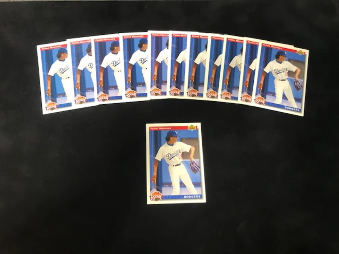 Pedro Martinez 1992 Upper Deck Rookie Card Investment Lot (1 of 3)