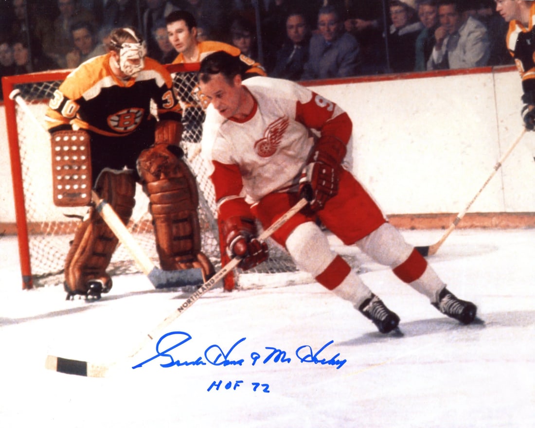 Gordie Howe Autographed 8x10 Photo Detroit Red Wings (1 of 1)