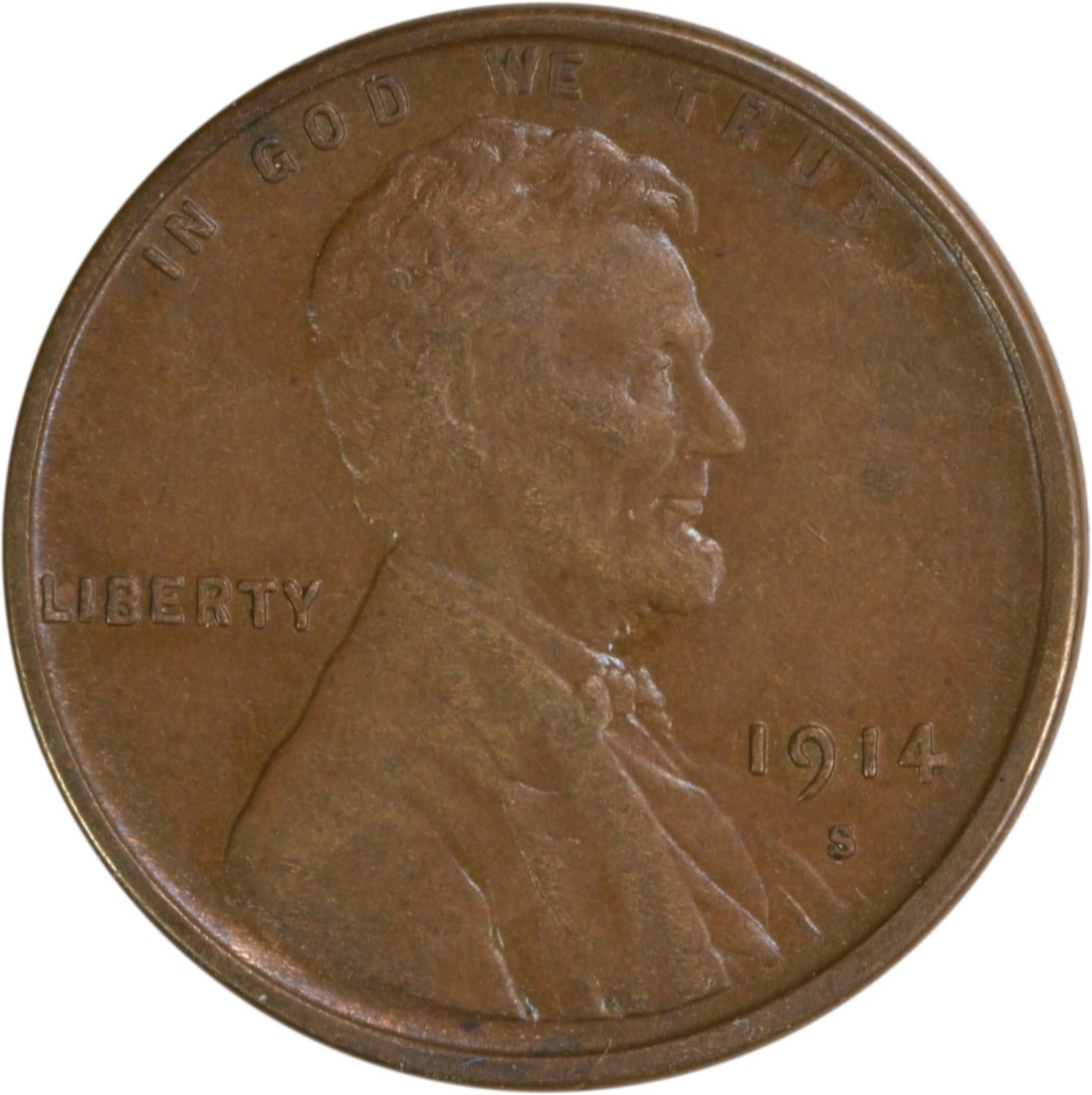 1914-S Lincoln Cent Choice EF Uncertified: 1914-S Lincoln Cent Choice EF Uncertified 1914-S Lincoln Cent, circulated and uncertified, graded EF, made of copper, from the United States. Item Specifics: Country Of Origin: United States Certifica