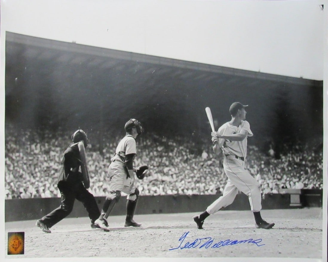 Ted Williams HOF Signed/Autographed 16x20 B/W Photo Boston Red Sox TWF 203334 (1 of 3)