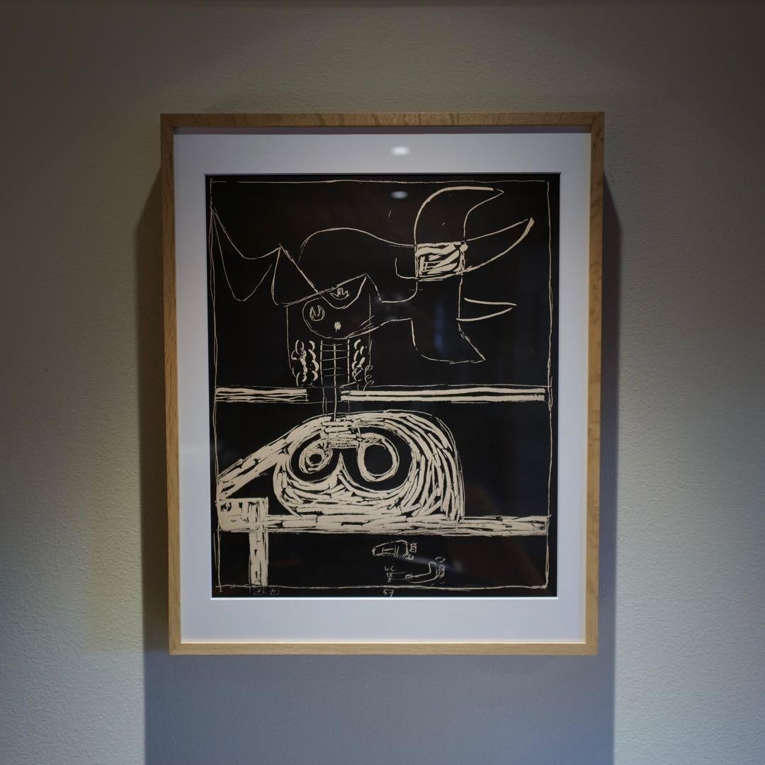 Le Corbusier 1957 Lithograph Edition 90/125 Framed Large Print (1 of 13)