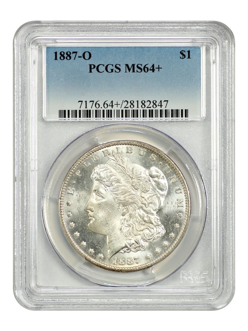 1887-O $1 PCGS MS64+ - Morgan Dollar (1 of 4)