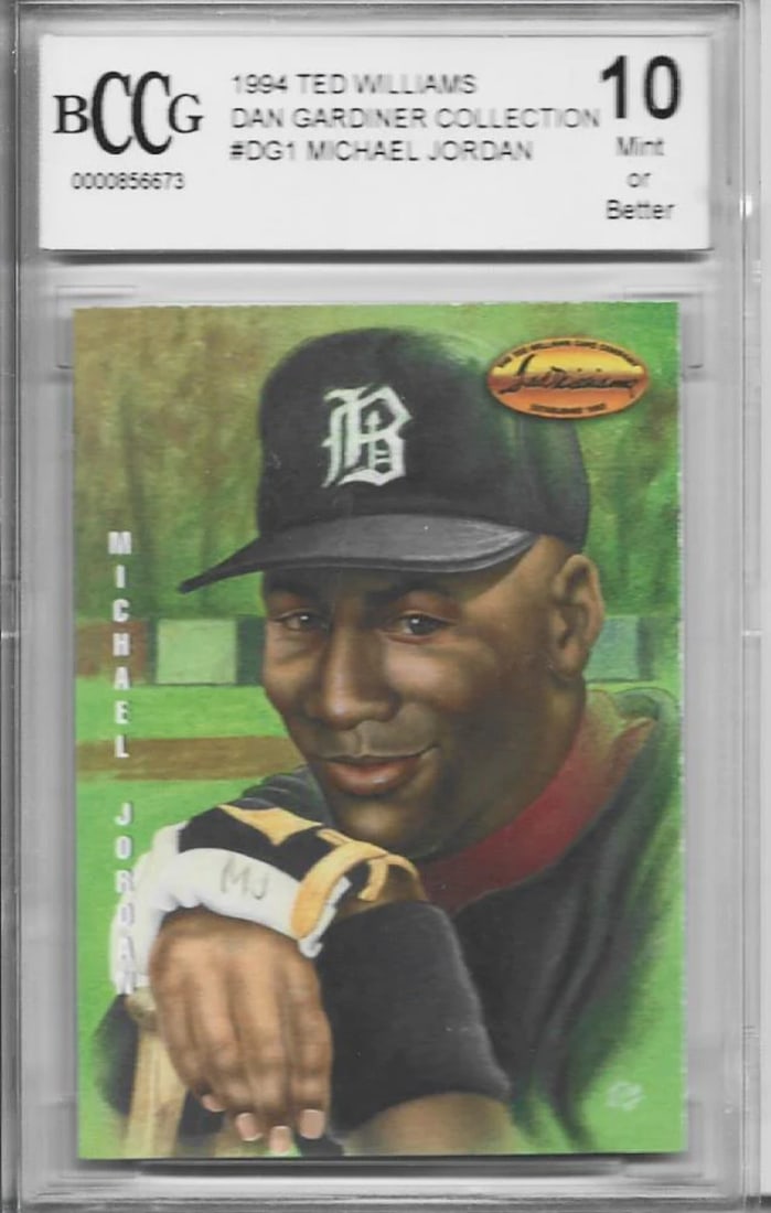 Michael Jordan 1994 Ted Williams Dan Gardiner Collection Card- BECKETT (1 of 2)