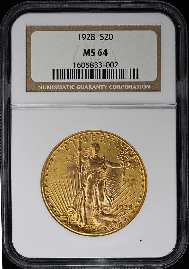 1928 Saint-Gaudens $20 NGC MS64 (1 of 1)