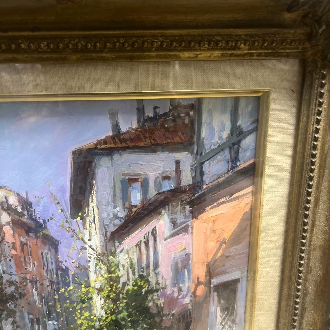 Claudio Simonetti Original Oil Painting Venice Canal F4 Signed Italian Artist - 10