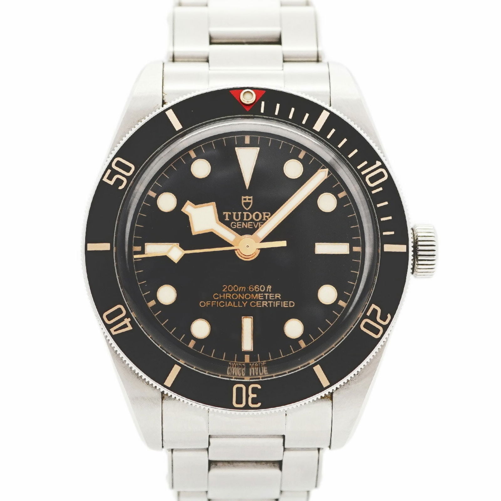 Tudor Black Bay 79030 Dial: Tudor Black Bay 79030 Dial Used Tudor Black Bay 79030 wristwatch for men, featuring a black dial and stainless steel band, 39mm case diameter. Item Specifics: Brand: Tudor Type: Wristwatch Gender: