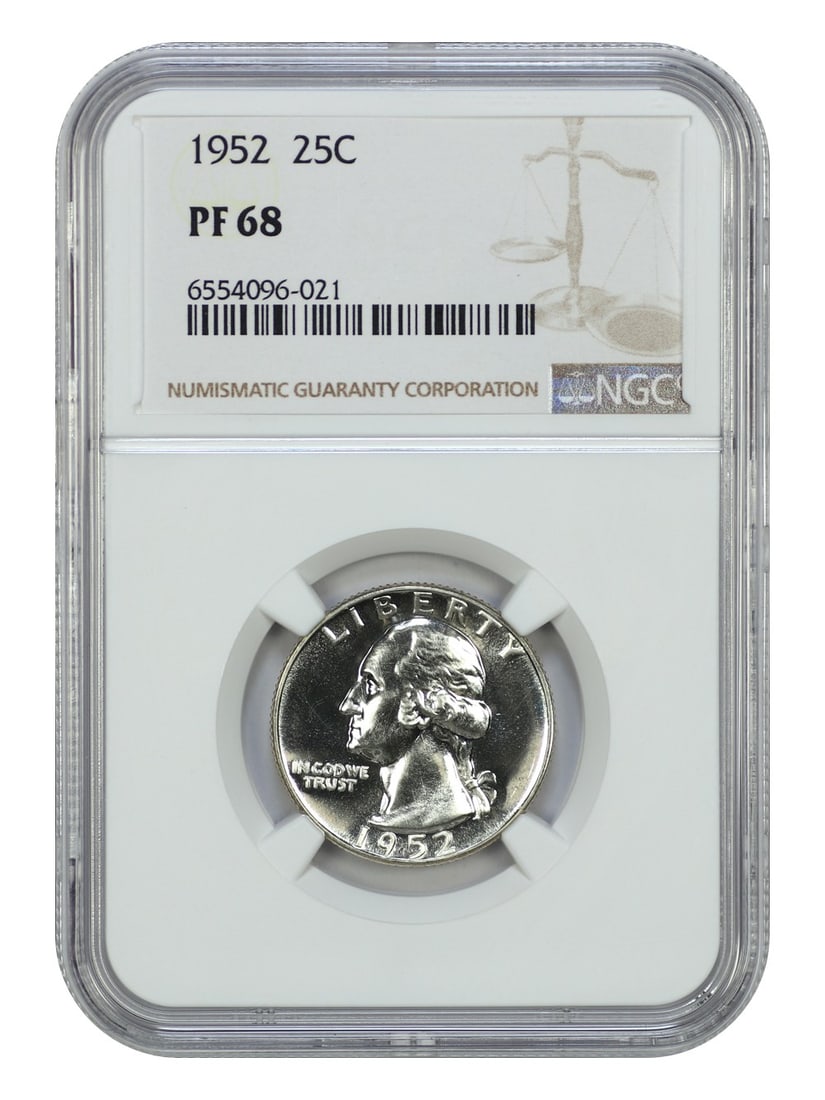 1952 25C NGC PR68 - Washington Quarter (1 of 4)