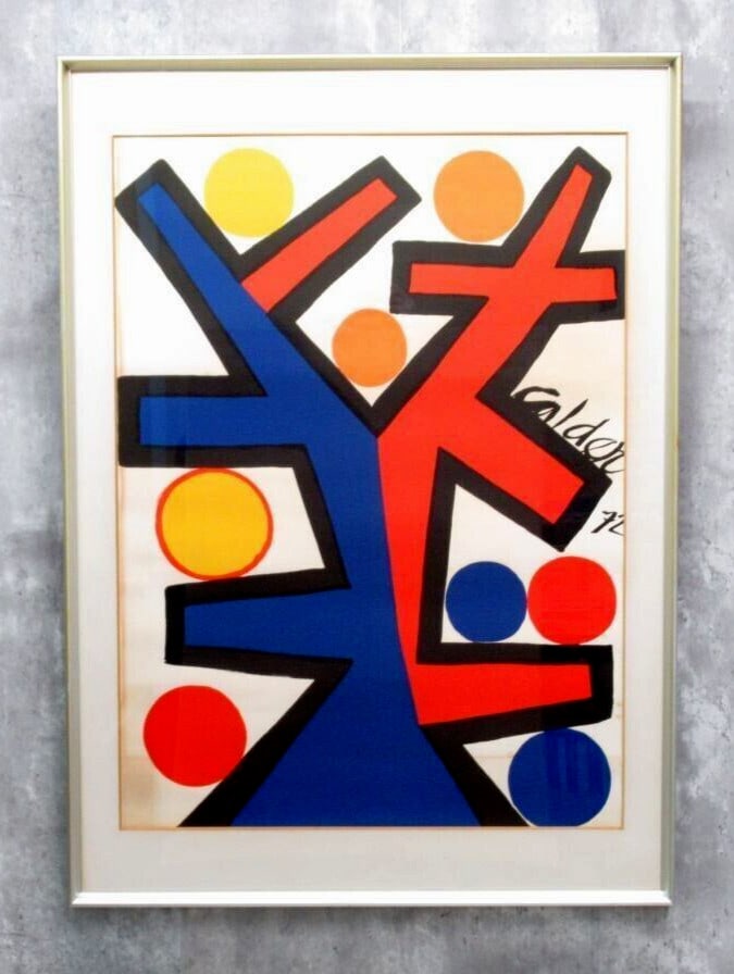 Alexander Calder Lithograph Signed on Plate 1972 Print (1 of 10)