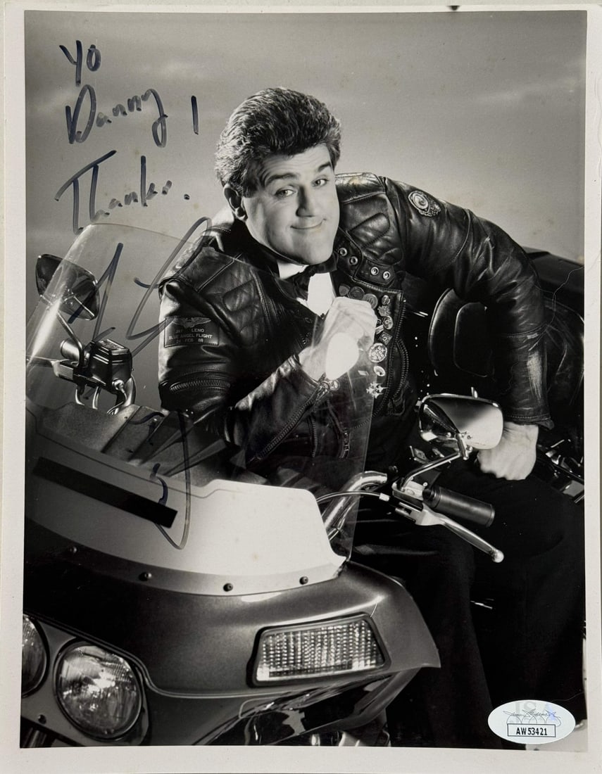 Jay Leno Autographed Celebrity 8x10 Photo (JSA) (1 of 1)