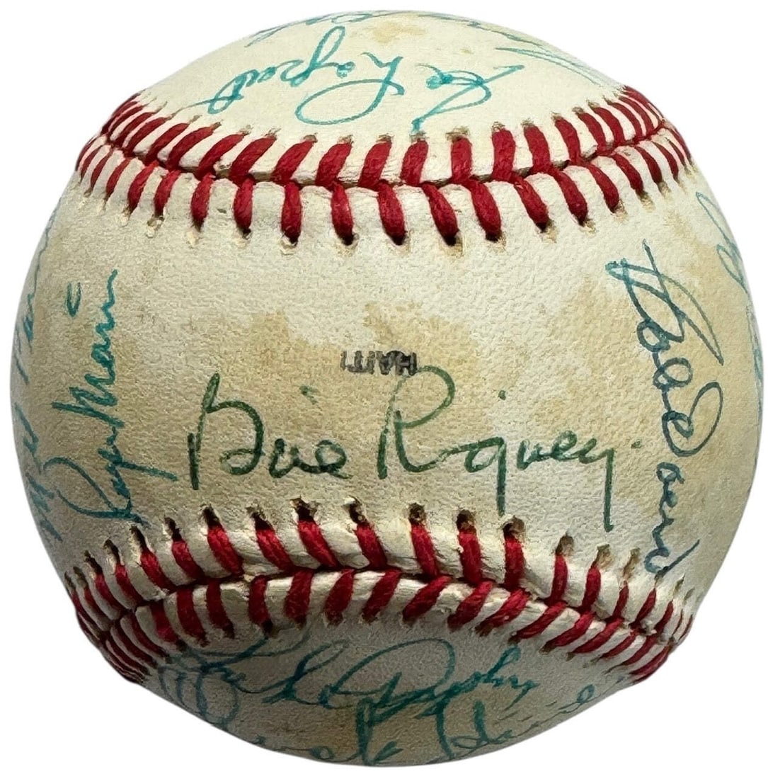 A.L. Cracker Jack Old Timers Autographed Baseball (Beckett) (1 of 7)
