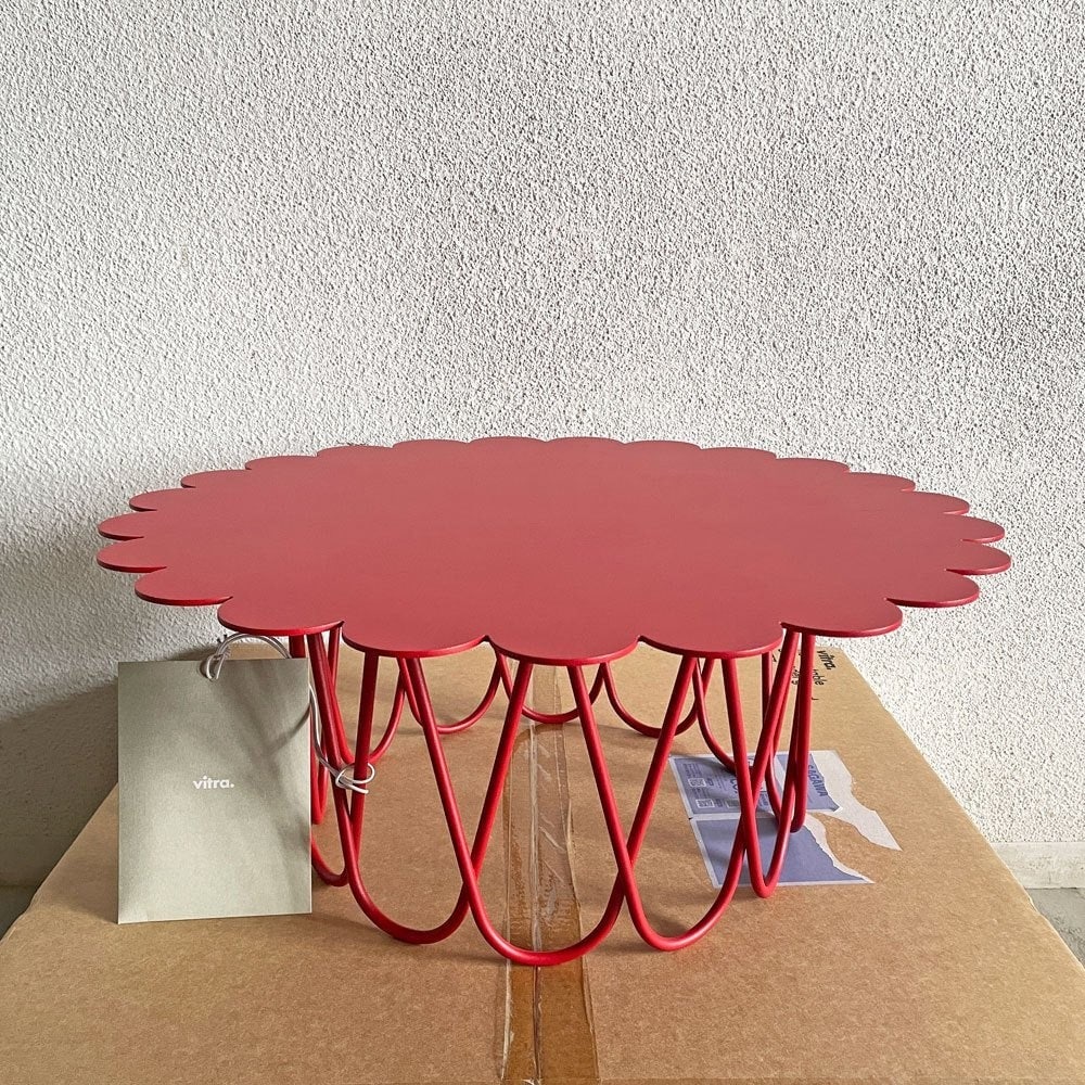vitra Flower Table, Alexander Girard, 1977, ?60cm, Red (1 of 10)
