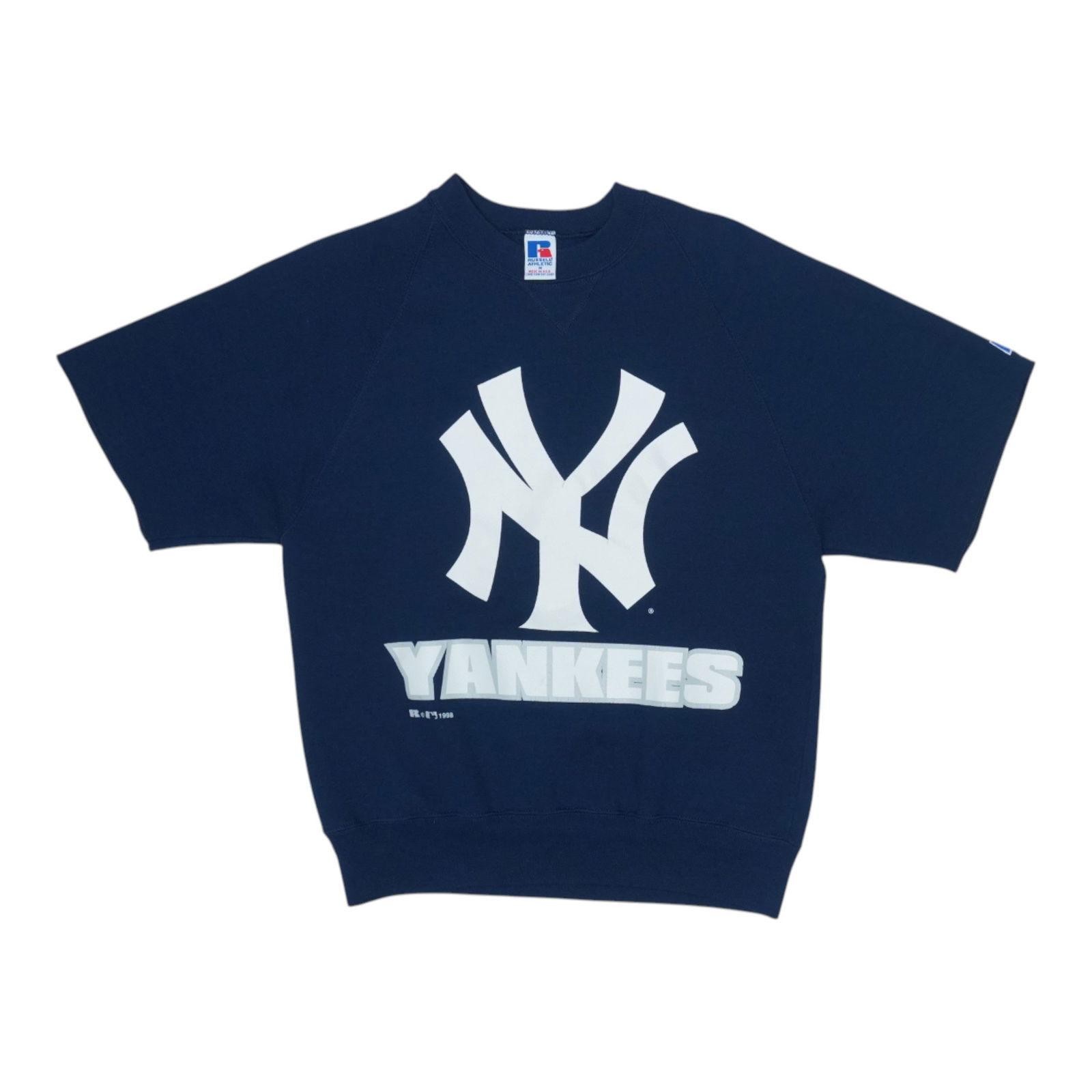 1980s New York Yankees Cut Sleeve Sweatshirt (1 of 5)