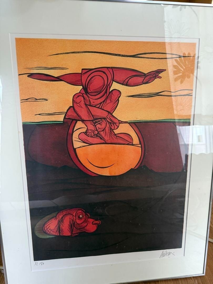 Valerio Adami Silkscreen Edition Signed (1 of 6)