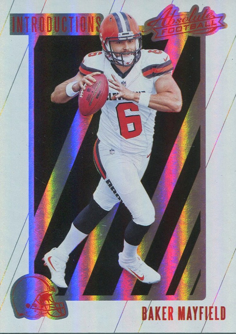 Baker Mayfield 2018 Panini Absolute Rookie Card (1 of 1)