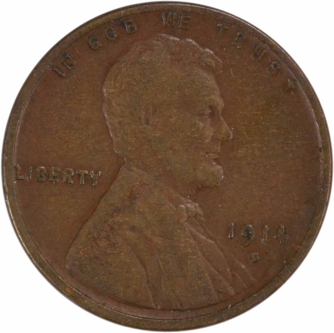 1914-D Lincoln Cent Choice VF Uncertified: 1914-D Lincoln Cent Choice VF Uncertified 1914-D Lincoln Cent, circulated and in choice VF condition, uncertified, made of copper. Item Specifics: Country Of Origin: United States Certification: Uncer