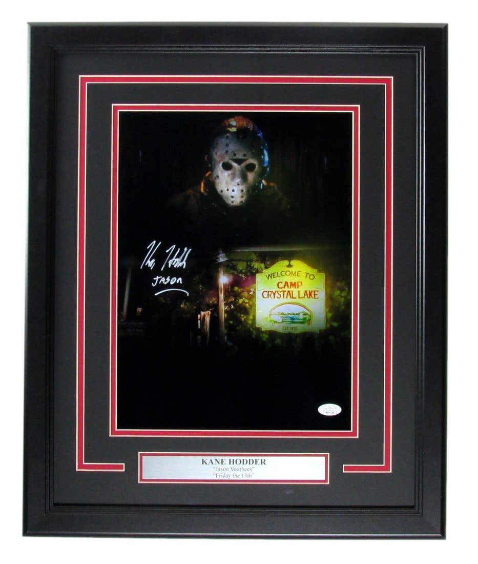 Kane Hodder Autographed 11x14 Photo "Jason - Friday the 13th" Framed JSA (1 of 4)