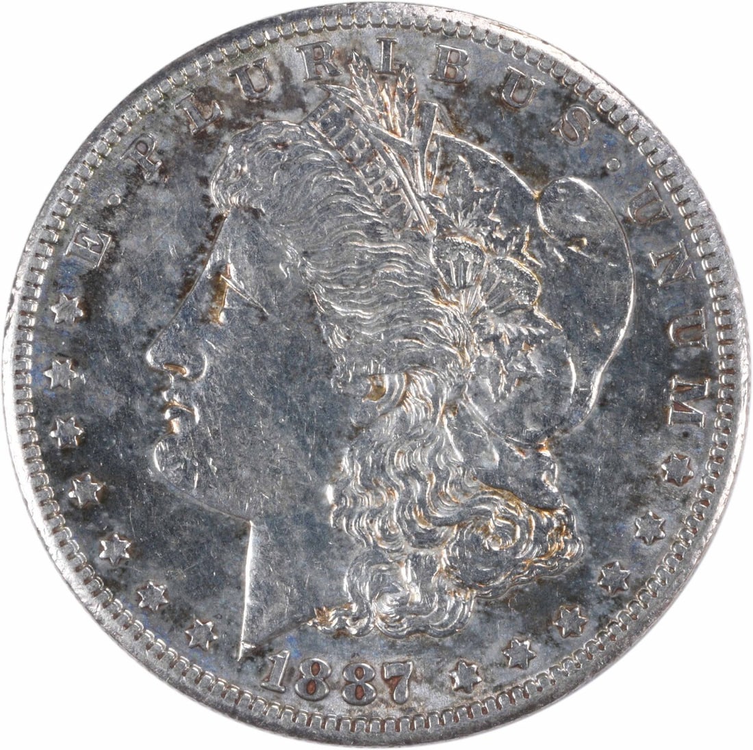 1887-S Morgan Silver Dollar AU Uncertified (1 of 2)