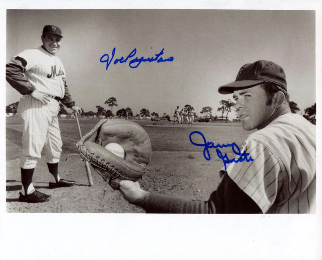 Joe Pignatano and Jerry Grote Autographed 8x10 Photo (1 of 1)