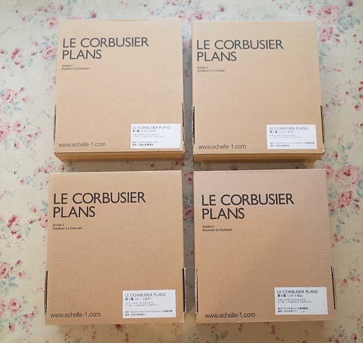Le Corbusier Plans, set of 4, 16 DVDs collection of architectural drawings (1 of 5)