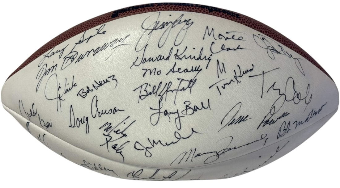 1972 Super Bowl VII Champion Miami Dolphins Autographed Wilson Football (JSA) (1 of 5)