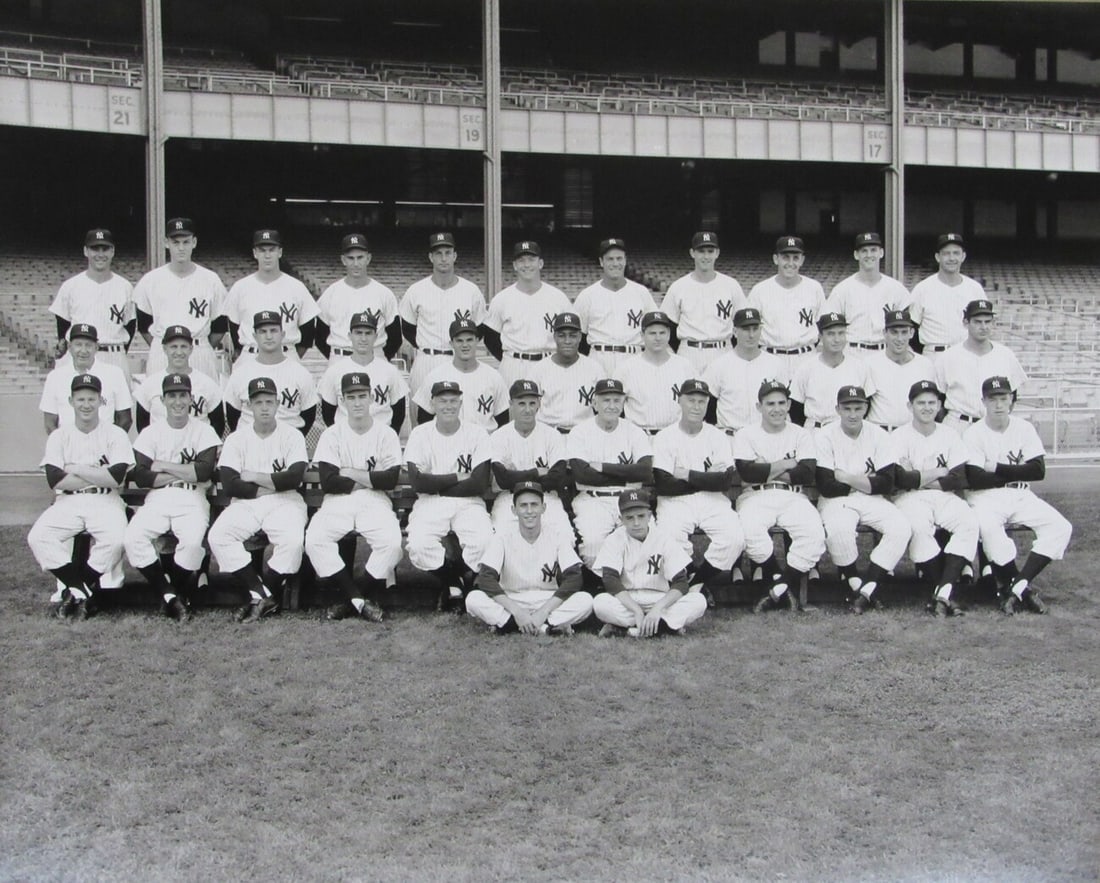 1956 World Champion Yankees 16X20 Photo from Original Negative Mantle 147175 (1 of 1)