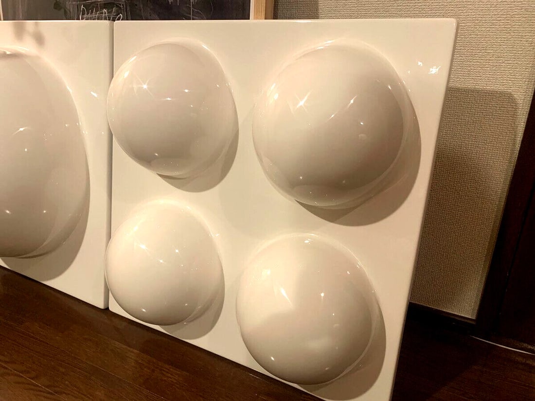 Bubble Wall Element by Verner Panton WALL ELEMENT White 4 Domes (1 of 9)