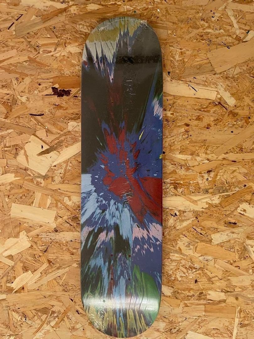 Damien Hirst "Spin" Supreme Spring/Summer 2009 SkateBoard Deck (Red) (1 of 8)