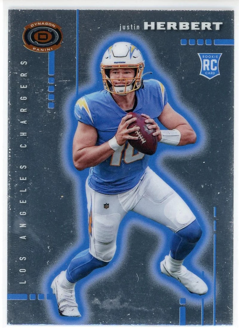 Justin Herbert 2020 Panini Chronicles Dynagon Rookie Card (1 of 2)