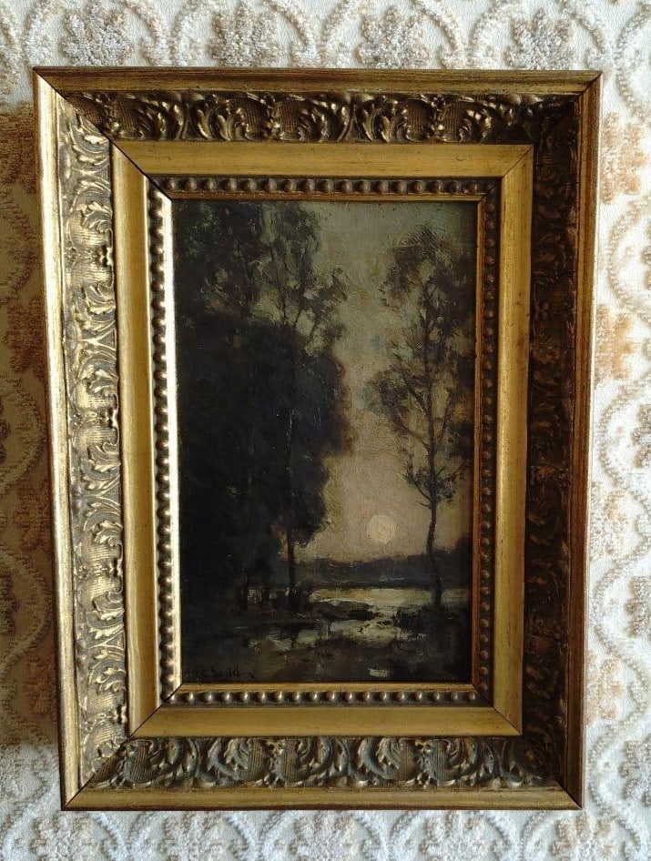 19th Century British Oil Painting Landscape A. Carruthers Gould Original w/ COA (1 of 5)