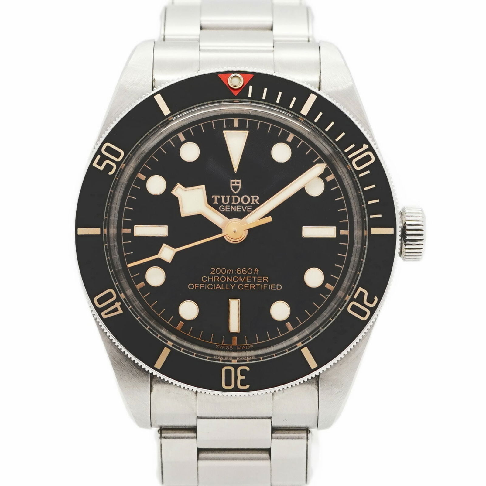 Tudor Black Bay 79030 Dial: Tudor Black Bay 79030 Dial Used Tudor Black Bay 79030 wristwatch for men, features a black dial and stainless steel band, with a case diameter of 39mm. Item Specifics: Brand: Tudor Type: Wristwatch Ge