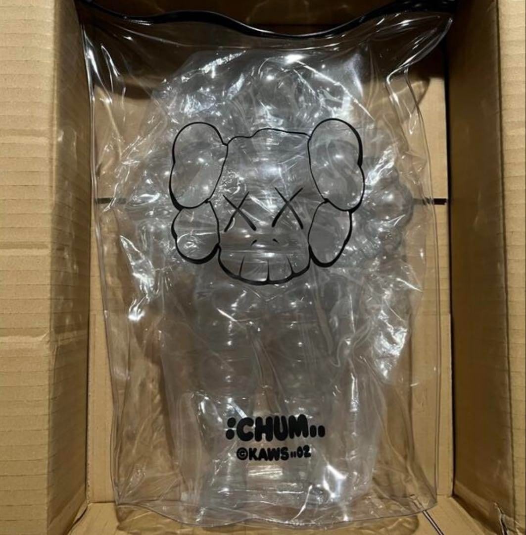 Kaws Clear Chum Figure 2002. Limited to 1,000 pieces. NEW (1 of 2)