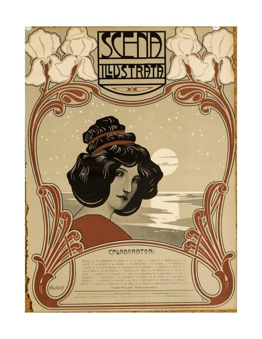 Scena Illustrata Arts Literature Music Theatre Moonlit Reverie 1932 (1 of 1)