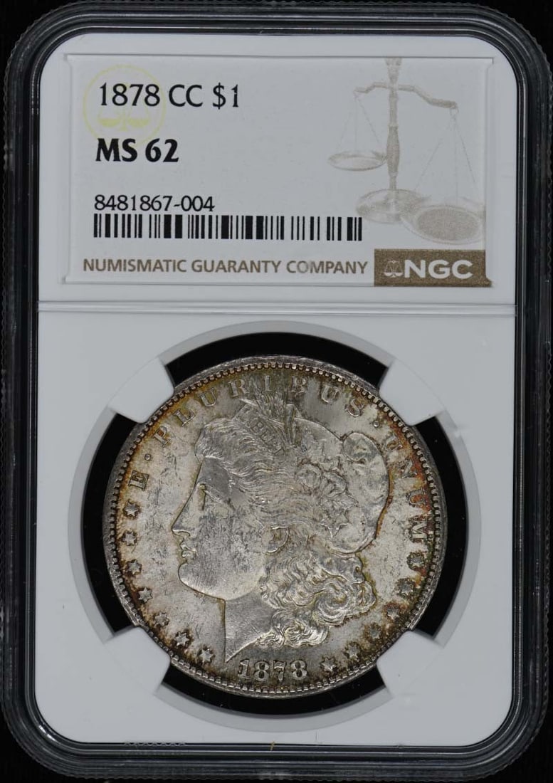 1878-CC Morgan Dollar S$1 NGC MS62 (1 of 1)