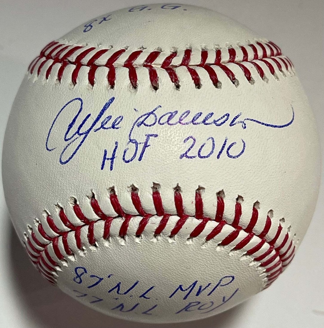 Andre Dawson Multi Stat Autographed Official Major League Baseball: Andre Dawson Multi Stat Autographed Official Major League Baseball This official Major League Baseball is multi-stat autographed by Andre Dawson, inscribed with his achievements and authenticated