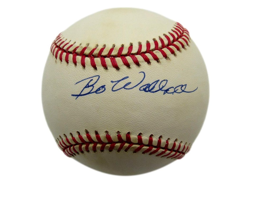 Bo Wallace Signed ONL Baseball Negro League Newark Eagles PSA/DNA 177350: Bo Wallace Signed ONL Baseball Negro League Newark Eagles PSA/DNA 177350 This ONL baseball signed by Bo Wallace is an original autographed item from the Negro League's Newark Eagles, authenticated by