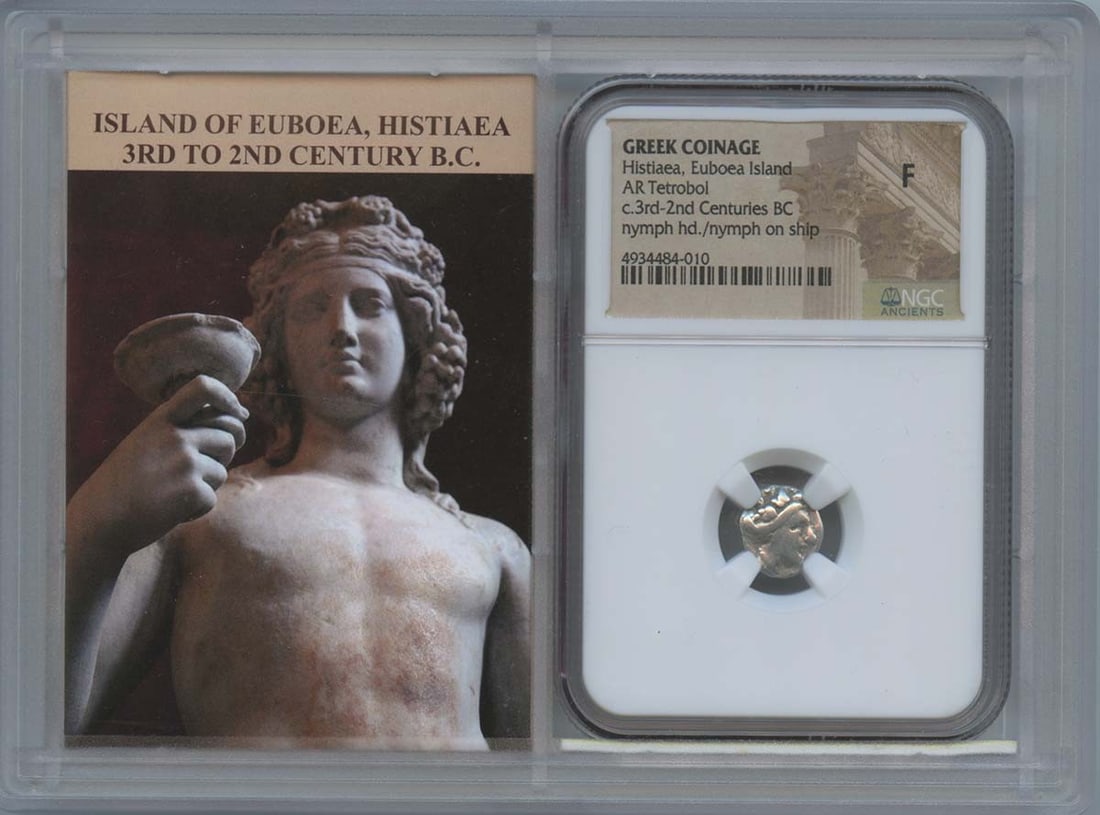 Histiaea, Euboea Island GREEK AR Tetrobol NGC F12 Story Vault (1 of 1)