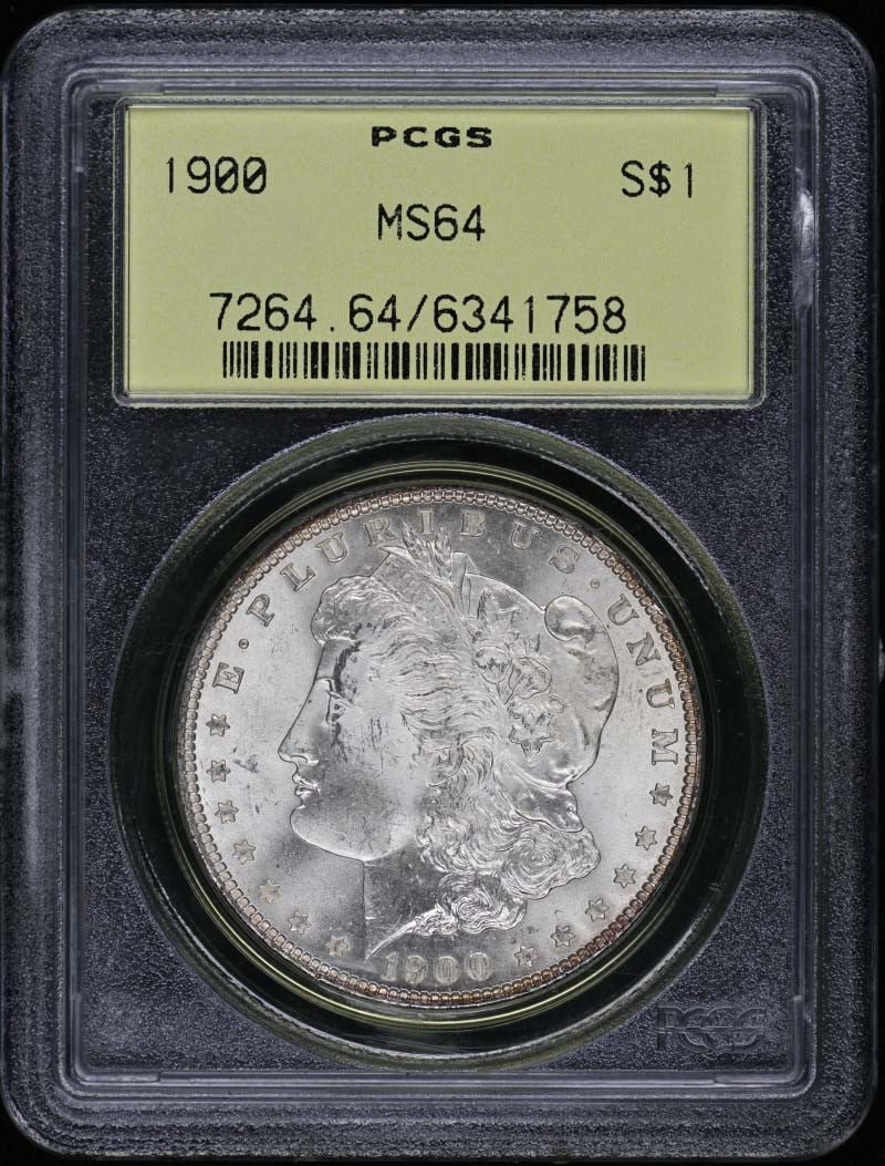 1900 $1 Morgan Dollar PCGS MS64 OGH Gen3.0 (1 of 1)