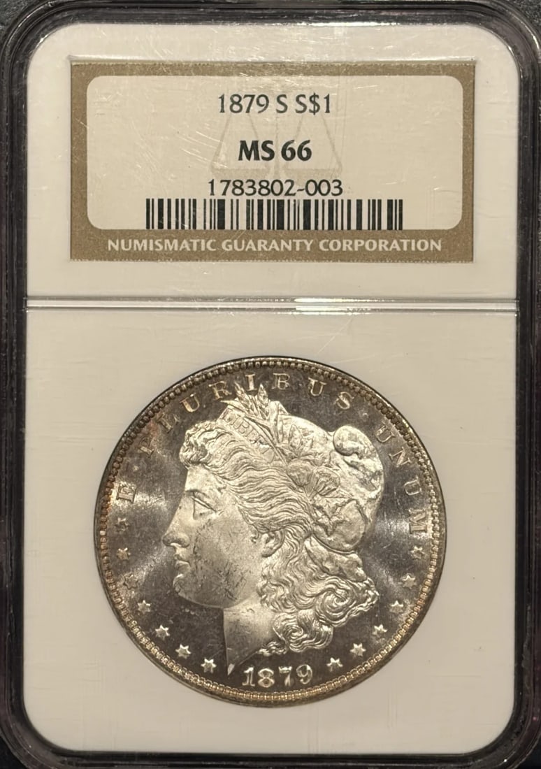 1879-S MORGAN DOLLAR NGC MS66 (1 of 3)