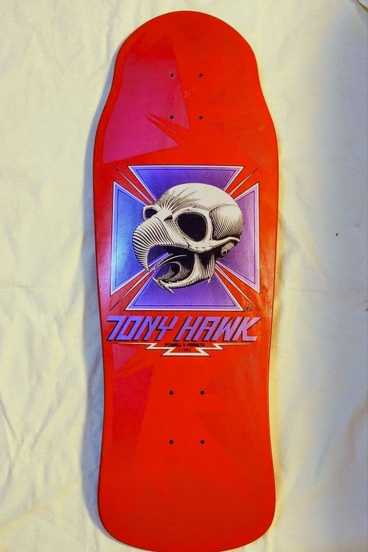 Powell Peralta Tony Hawk 80s Vintage Skateboard Deck (1 of 8)