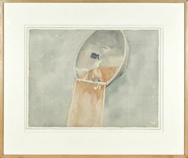 Robert H. Cumming (USA) Original Painting Watercolor on Paper Signed Framed 1986 (1 of 10)