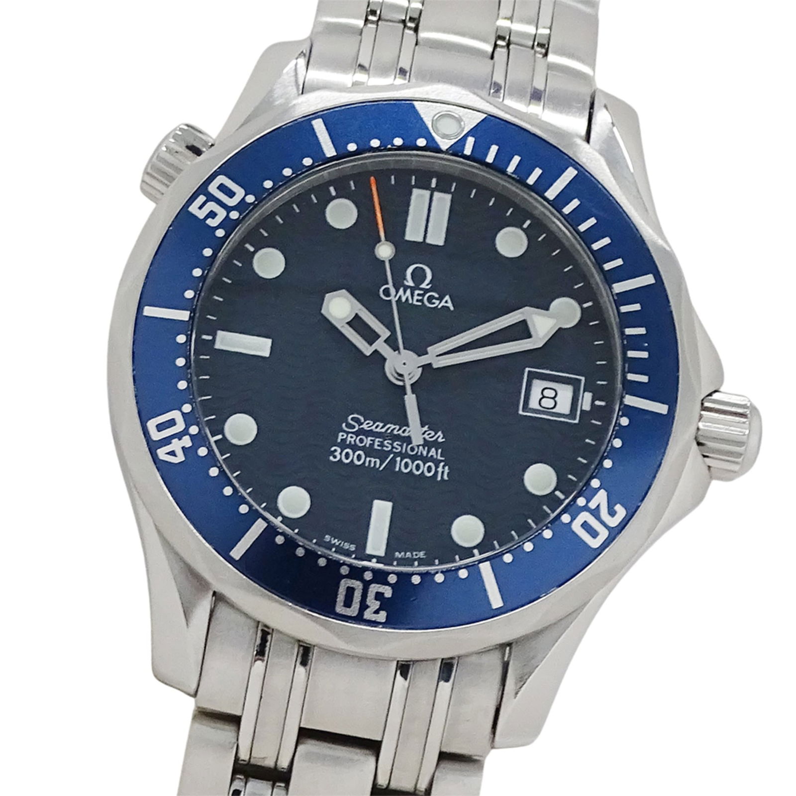 OMEGA Seamaster 2561.80 Boys' Brand Professional Watch 300m Date Quartz QZ Stainless Steel SS (1 of 16)