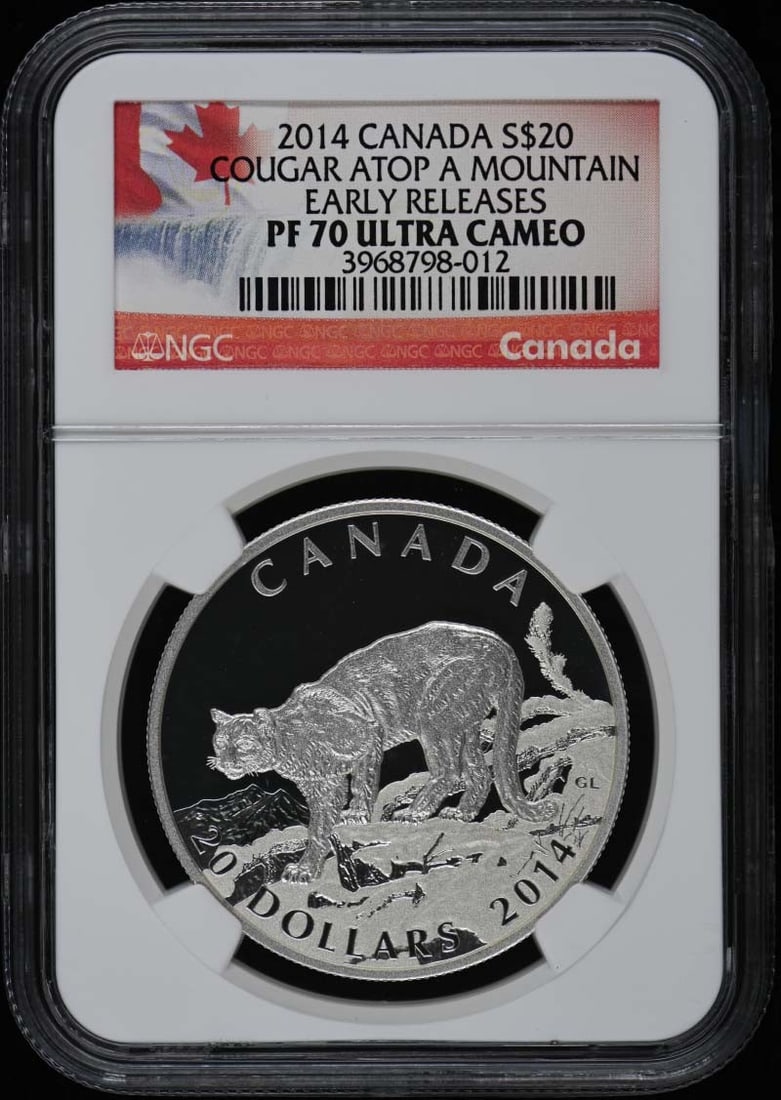 2014 CANADA COUGAR EARLY RELEASES S$20 NGC PR70DCAM (1 of 1)