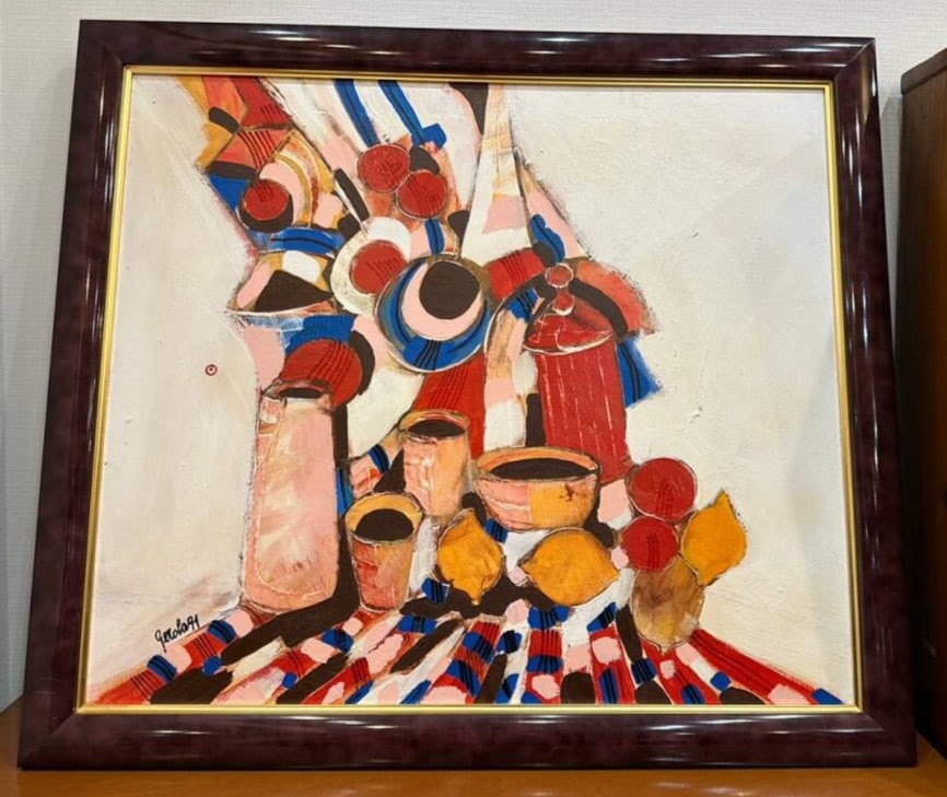 Jean-Marie Gerola (Italian) Signed Original Painting Oil Canvas "Still Life" (1 of 7)