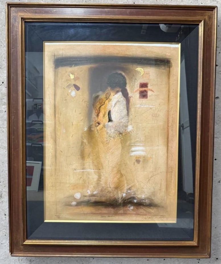 Roy Fairchild "Between the Lines" Serigraph 41/465 Hand Signed Large Framed Art (1 of 10)