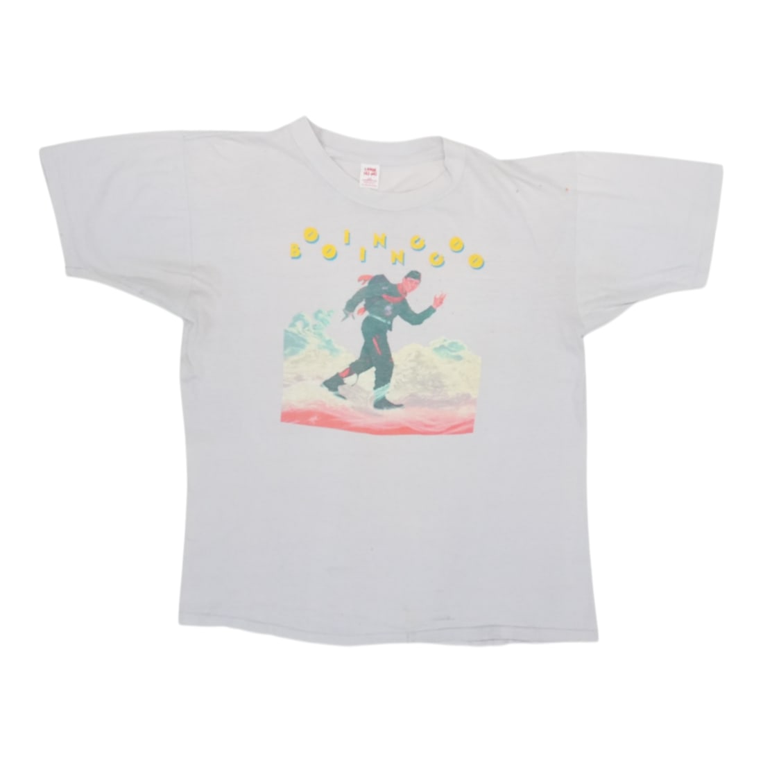 1981 Oingo Boingo Only A Lad Shirt: 1981 Oingo Boingo Only A Lad Shirt Original vintage 1981 Oingo Boingo 'Only A Lad' shirt in size Large, made of 100% cotton, in worn condition with no holes. Item Specifics: Size: Large Tag Size: