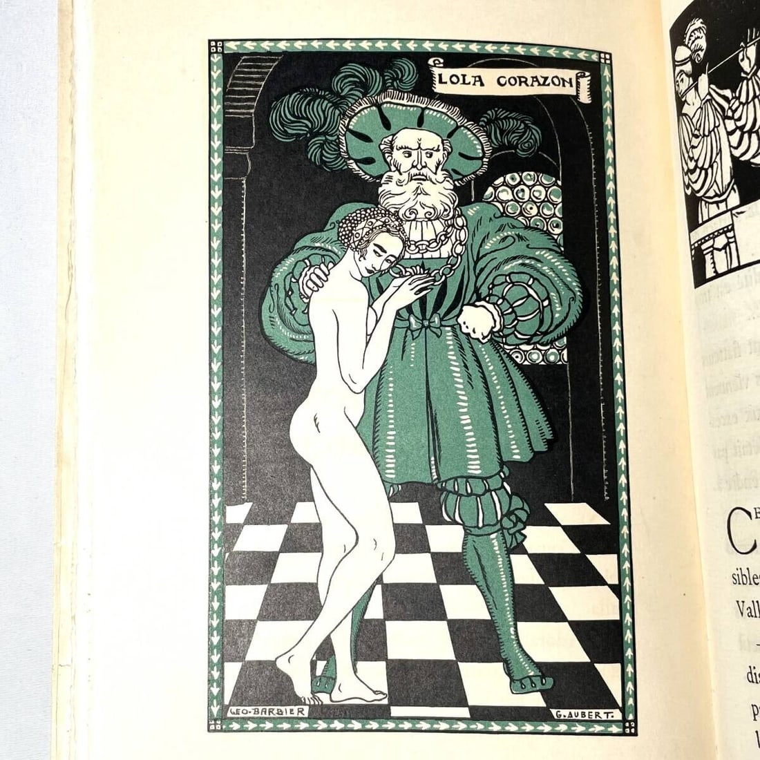 Les Bains de Bade by Rene Boylesve, Illustrated by George Barbier, 1921, French: Les Bains de Bade by Rene Boylesve, Illustrated by George Barbier, 1921, French Les Bains de Bade, a 1921 illustrated book by Rene Boylesve, features Art Deco illustrations by George Barbier and is